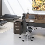 Fulcrum CE - Single Pedestal Executive Desk