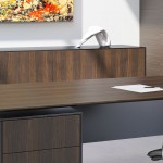 Fulcrum CE - Single Pedestal Executive Desk
