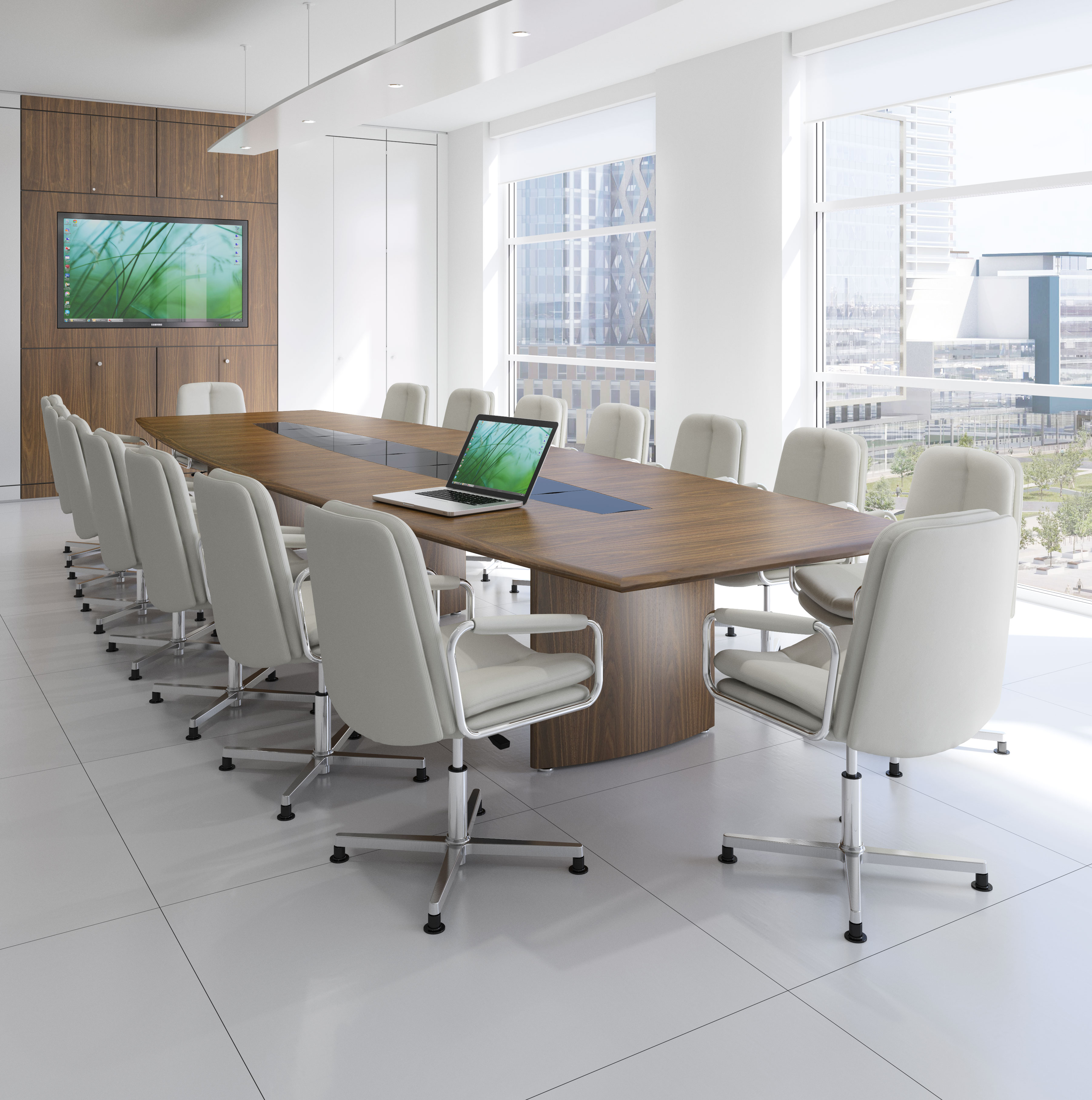 Fulcrum - Barrel Shaped Conference Table