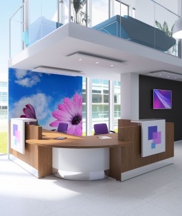 Fulcrum Pro - Reception Desk with Customer Contact Point