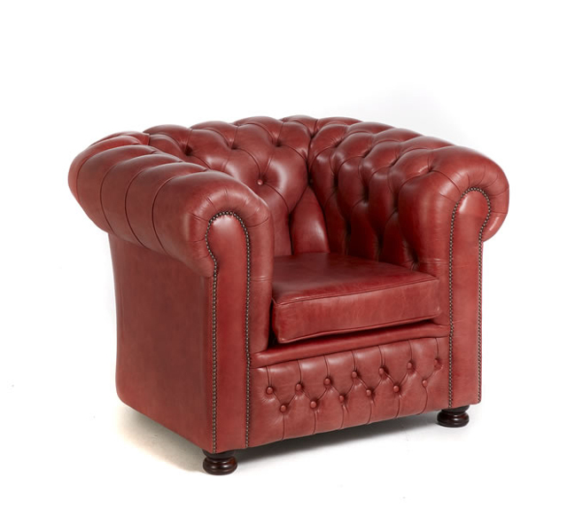 STRAUSS CHESTERFIELD ARMCHAIR