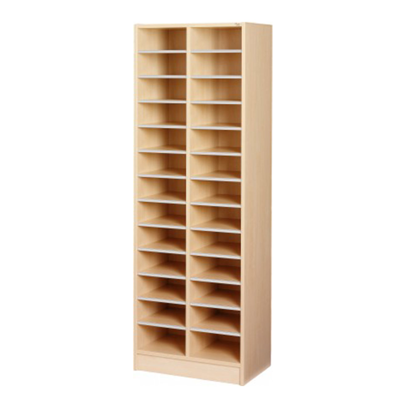 Double Pigeon Hole Cabinet - Birch