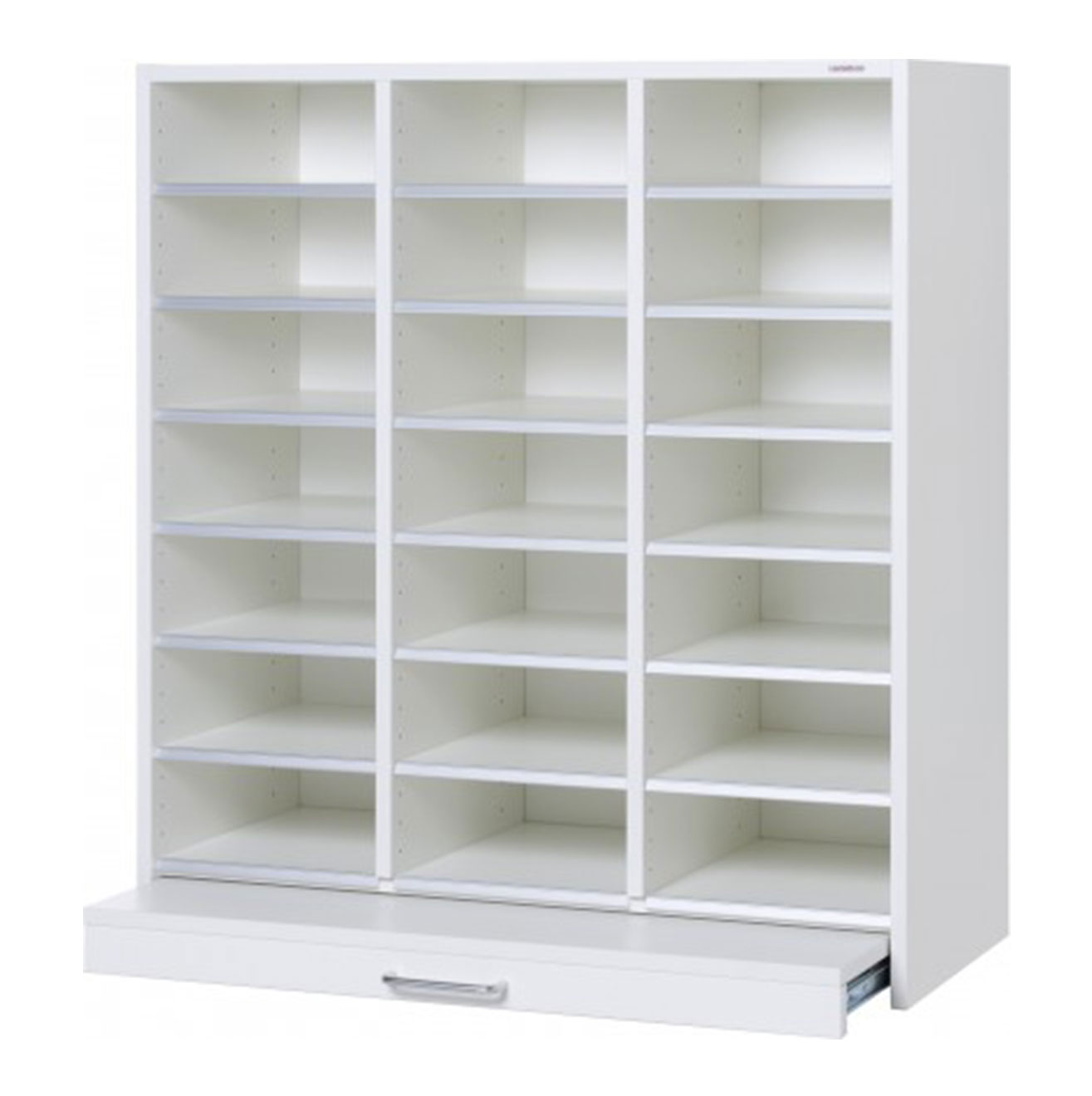 Wall Model Pigeon Hole Cabinet – White