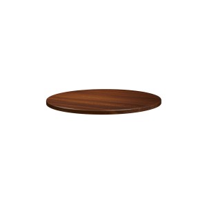 Dark Walnut Round Table Top - Easi Clean