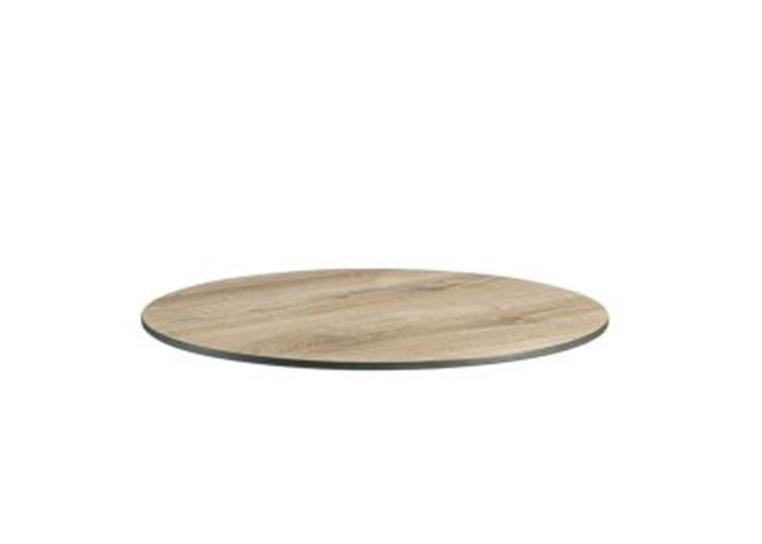 EXTREMA - ROUND TABLE TOP - DIA RUSTICA LIGHT BROWN