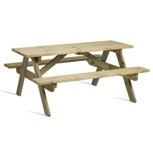 Hereford Sturdy Timber Picnic Table