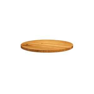 SOLID OAK - ROUND TABLE TOP - NATURAL FINISH
