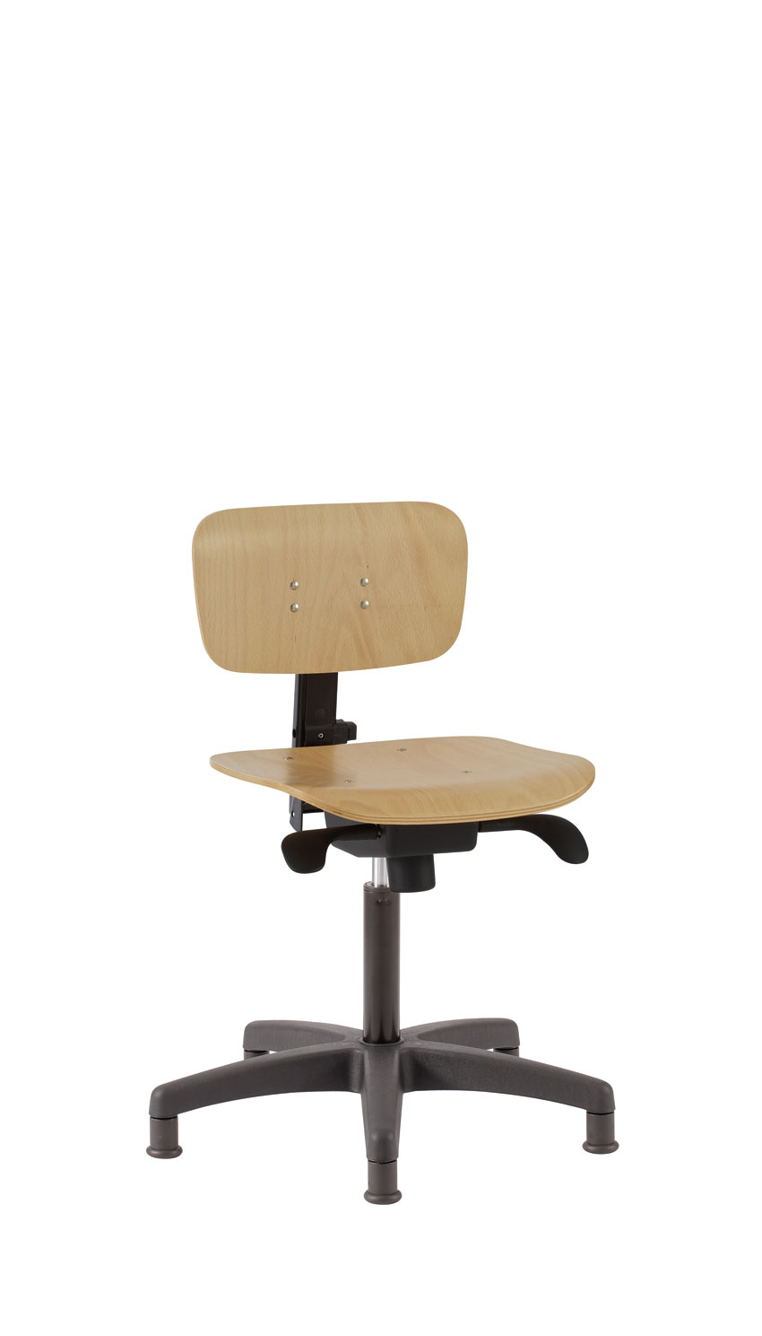 CLASSROOM CHAIR WITH BLACK NYLON BASE