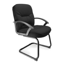 Coniston-C (Black) Office Cantilever Framed Visitors Chair