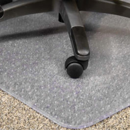 Lipped Studded Chair Mat For Carpet