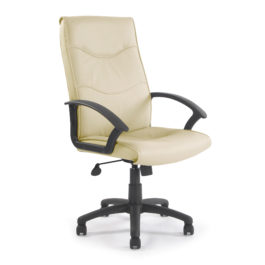 Swithland (Cream) High Back Leather Office Armchair