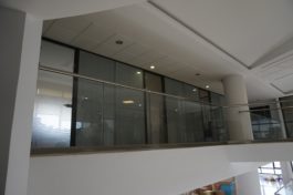 Double Glazed Glass Office Partition With Blinds