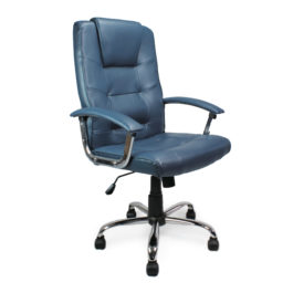 Westminster (Blue) Leather Executive Office Armchair