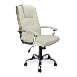 Westminster (Cream) Leather Executive Office Armchair