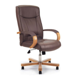 Troon (Brown) High Back Leather Executive Chair