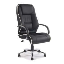 Dijon (Black) Leather Executive Armchair