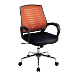 Carousel (Orange) Mesh Back Operator's Chair