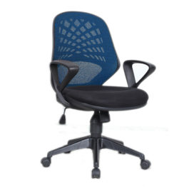 Lattice (Blue) Mesh Back Operator Chair