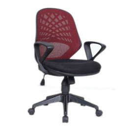 Lattice (Red) Mesh Back Operator Chair