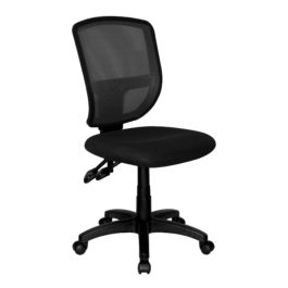 Nexus (Black) Medium Back Mesh Chair