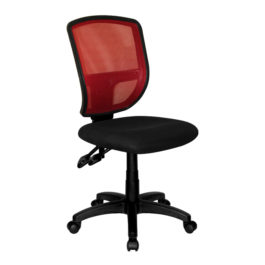 Nexus (Red) Medium Back Mesh Chair