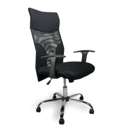 Aries (Black) Mesh Managers Armchair